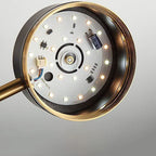 Elegant Black and Gold Semi-Flush Mount Light - 4 to 8 Bulb Design