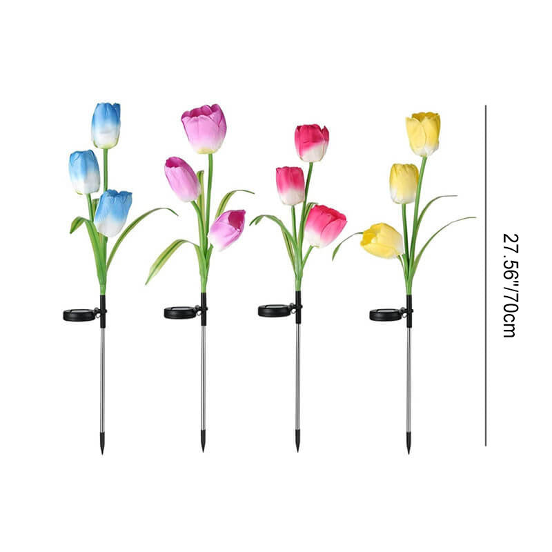 Premium Solar Tulip LED Landscape Light