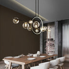 Contemporary Glass Bubble Chandelier - 7/10 Light Design