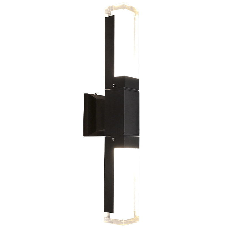 Modern Waterproof Rectangular LED Wall Sconce