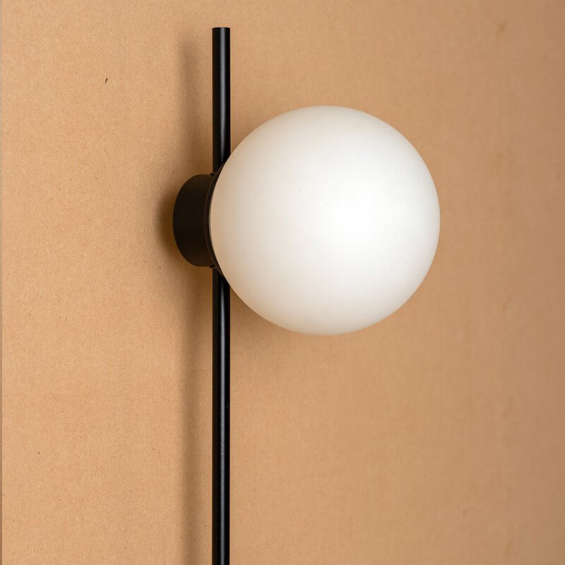 Minimalist Glass Globe Wall Sconce