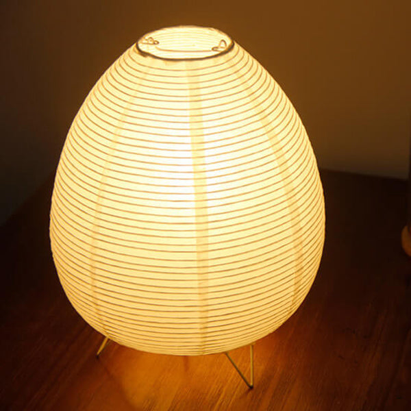 Nordic Minimalist Xuan Paper Lantern Table Lamp - 1 Light