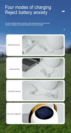 Premium Solar-Powered Waterproof LED Outdoor Basket Light