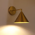 Brass Cone Iron Wall Sconce