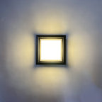Premium Waterproof Square LED Outdoor Wall Sconce - Modern