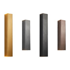 Brushed Aluminum Rectangular LED Sconce