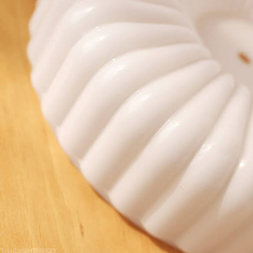 Cream Textured Glass LED Ceiling Light