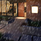 Contemporary Square Aluminum LED Flush Mount Ceiling Light for Outdoor Use