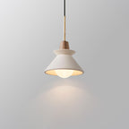 White Cement Tapered Pendant