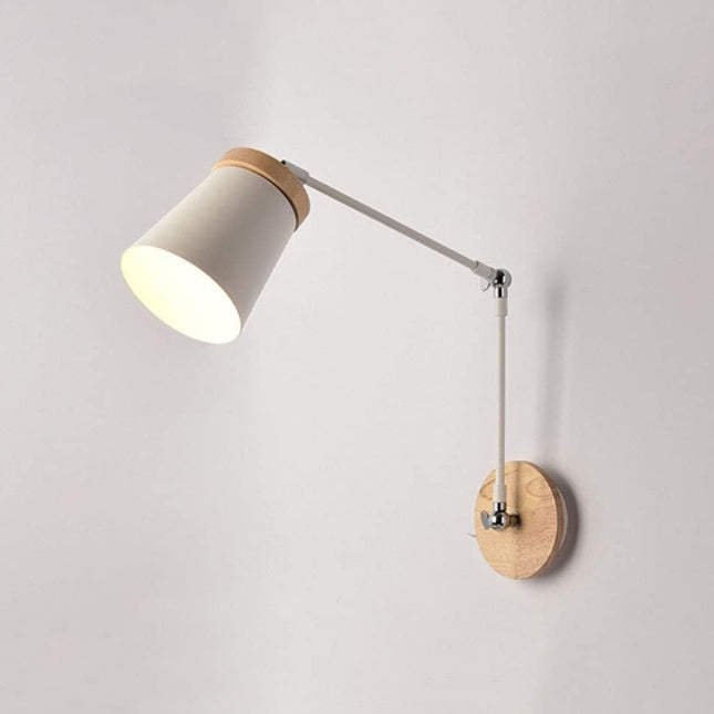 Scandinavian Solid Wood Wall Sconce
