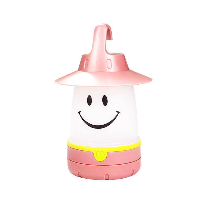 Premium LED Smiley Lantern for Outdoor Camping and Home Decor