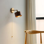 Scandinavian Copper & Wood 1-Light Sconce