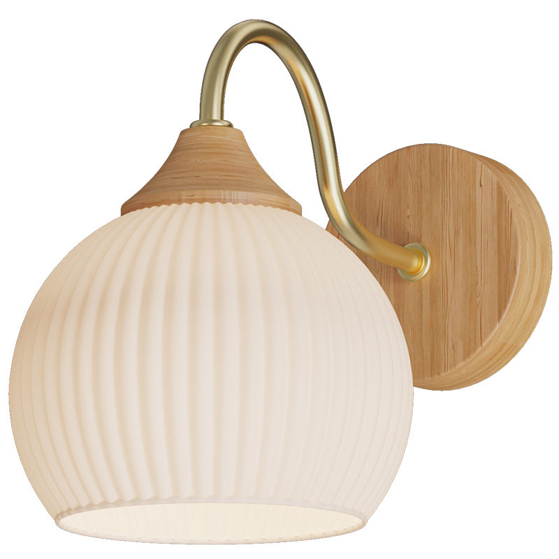 Nordic Striped Glass Wall Sconce