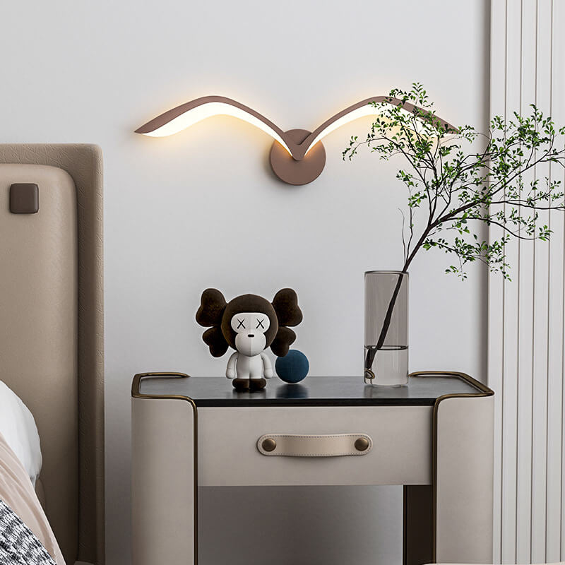 Minimalist Seagull Wall Sconce