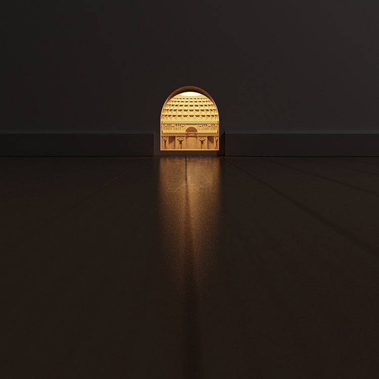Plaster LED Recessed Wall Sconce