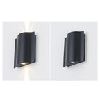 Contemporary Waterproof LED Outdoor Wall Sconce