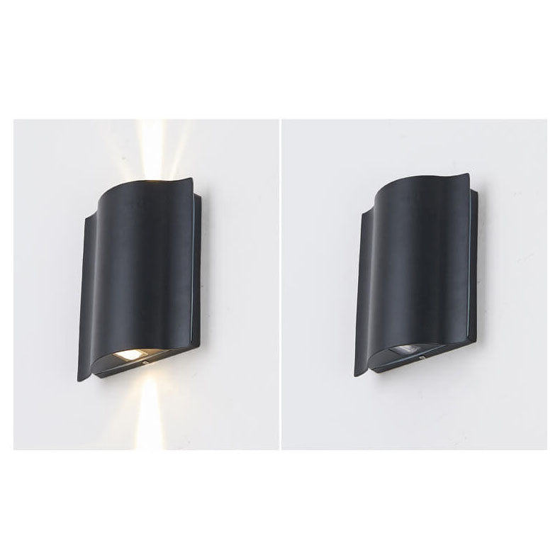 Contemporary Waterproof LED Outdoor Wall Sconce