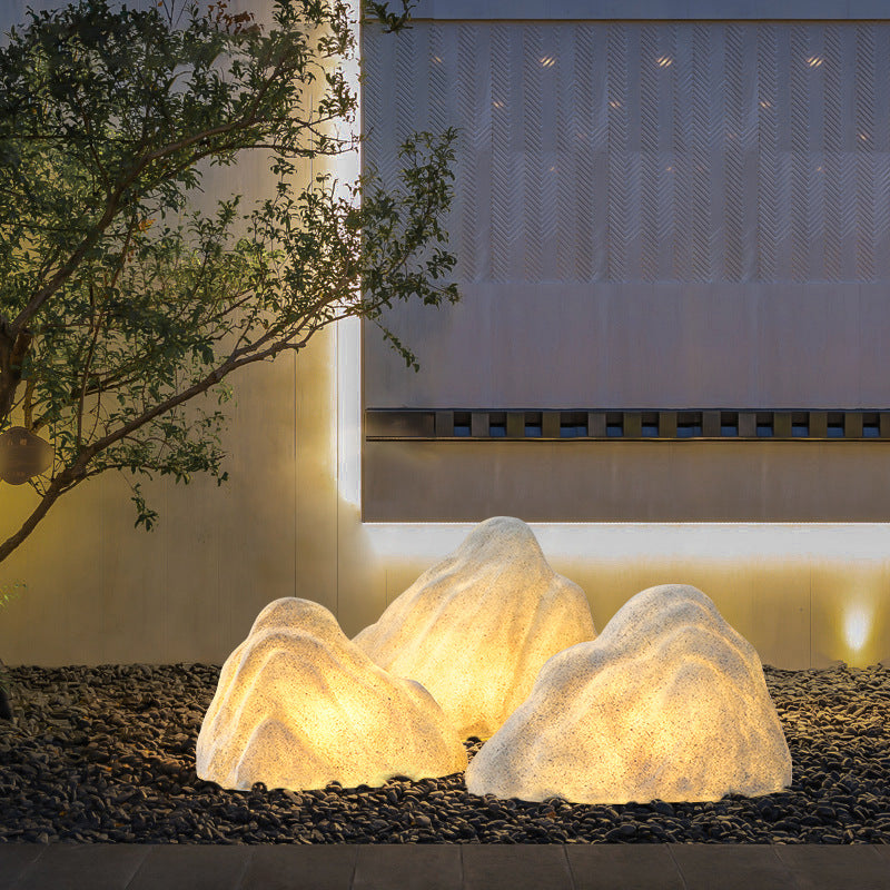 Premium Waterproof LED Stone Rockery Garden Light
