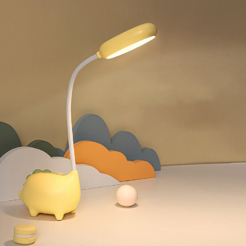 Rechargeable LED Desk Lamp - Cartoon Dinosaur Design