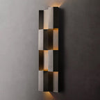 Modern Waterproof Stainless Steel Rectangular LED Wall