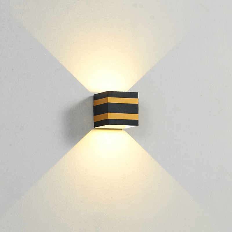 Premium Outdoor Waterproof LED Square Aluminum Wall Sconce
