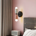Wabi-Sabi Iron & Cement 2-Light Wall Sconce