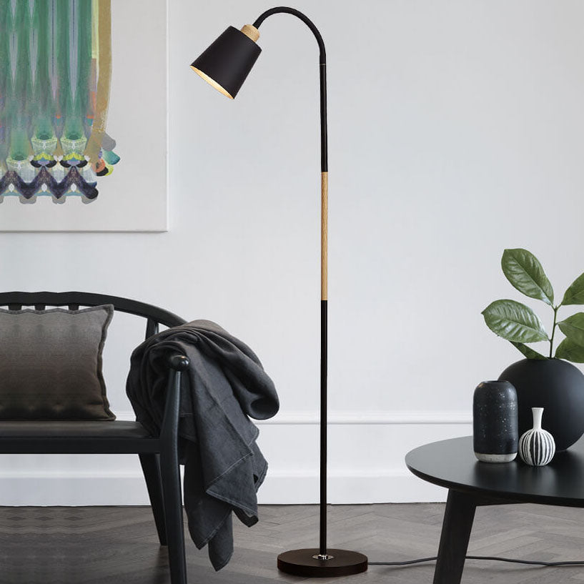 Premium Minimalist Iron Floor Lamp - 1 Light