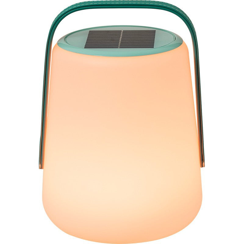 Premium Solar Waterproof Leather Cylinder Lantern