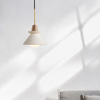 Nordic Minimalist Macaron Wood and Cement Pendant Light