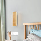 Elegant Solid Wood LED Wall Sconce Lamp