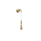 Luxury Teardrop Crystal LED Wall Sconce