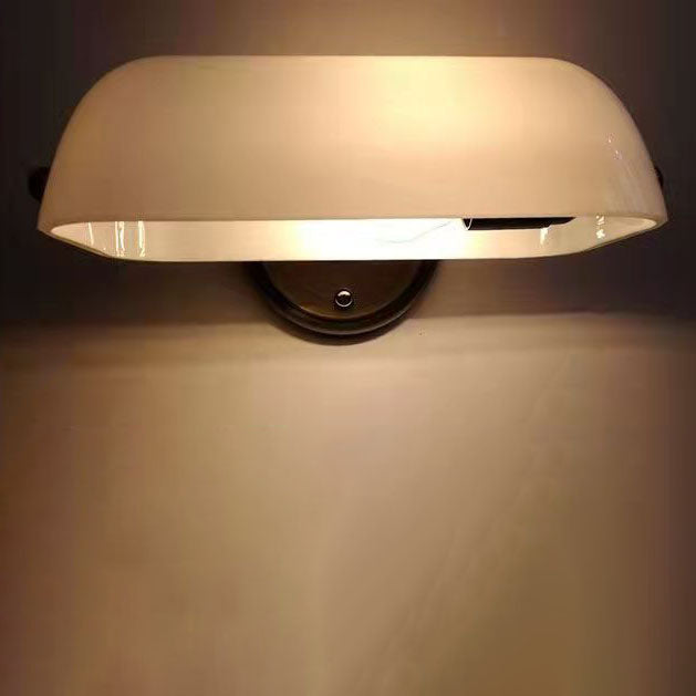 Industrial Round Glass Wall Sconce