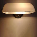 Industrial Round Glass Wall Sconce