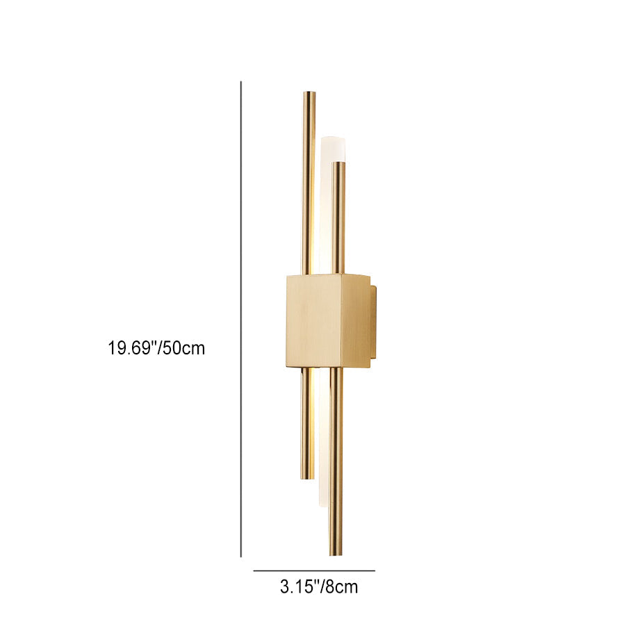 Minimalist Iron & Acrylic Wall Sconce