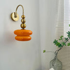 Macaron Gourd Glass Wall Sconce