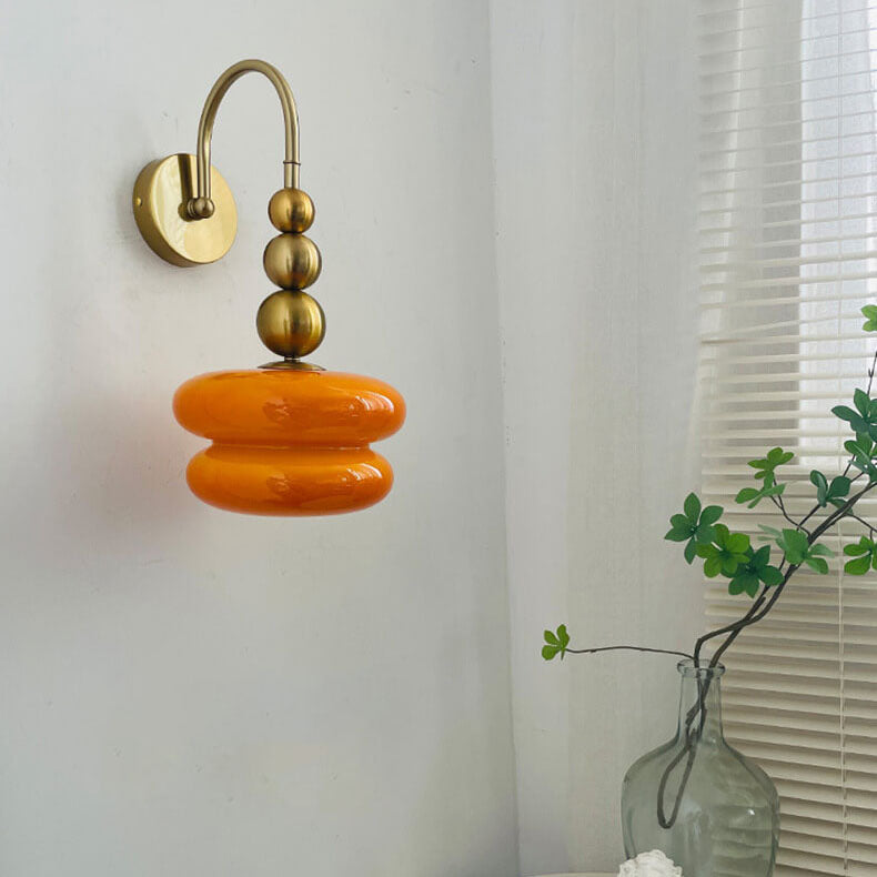 Macaron Gourd Glass Wall Sconce