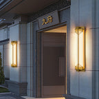 Waterproof Rectangular Stainless Steel LED Wall Sconce