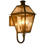 Premium Waterproof Iron 3-Light Outdoor Wall Lantern