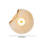 Round Glass LED Wall Sconce