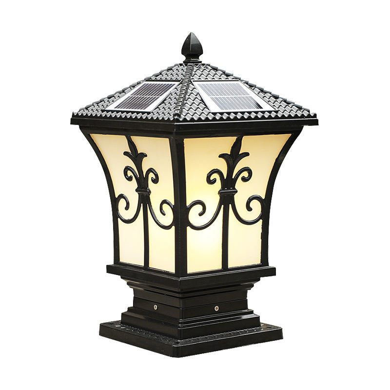 Premium Vintage-Style Waterproof Solar Outdoor Column Light