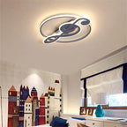 Nordic LED Ceiling Light with Music Notes Design