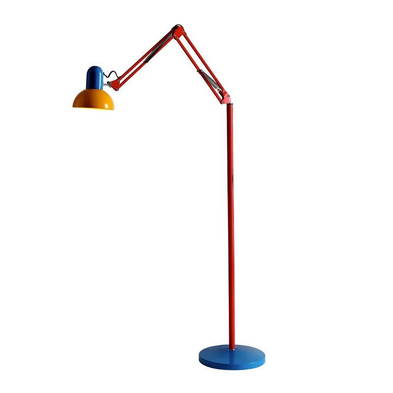 Contemporary Iron Half Circle 1-Light Floor Lamp for Bedroom