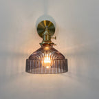 Brass Nordic Dome Glass Wall Sconce