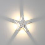 Modern Aluminum Starfish LED Waterproof Wall Sconce