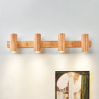 Modern Wood Spotlight Wall Sconce