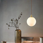 White Orb Nordic Pendant Light