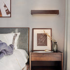 Striped Wood LED Vanity Sconce