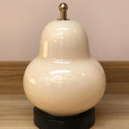Rechargeable LED Touch Table Lamp - French Cream Pear Shape