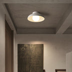 Wabi-Sabi Iron & Glass Semi-Flush Light