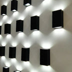 Black Waterproof Aluminum LED Sconce